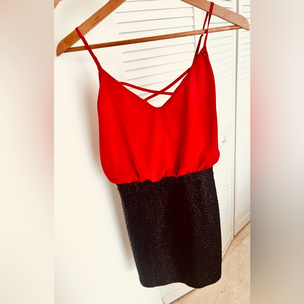 Guess Vibrant Red Dress